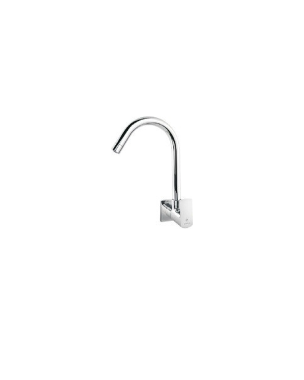Sink Cock Extended Spout With Wall Flange Chrome Finish | Enicet - Enicet Bathware