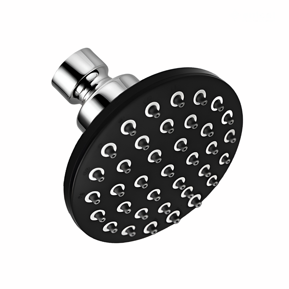 Overhead Round Shower Head - ENICET 4 Inch Chrome Rain Shower