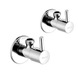 ENICET rust-resistant Angle Valve With Wall Flange, Angle Wall for Bathroom and wash Basin, Wall Angle for washroom, Angle Cocke for Kitchen (Pack of 2)