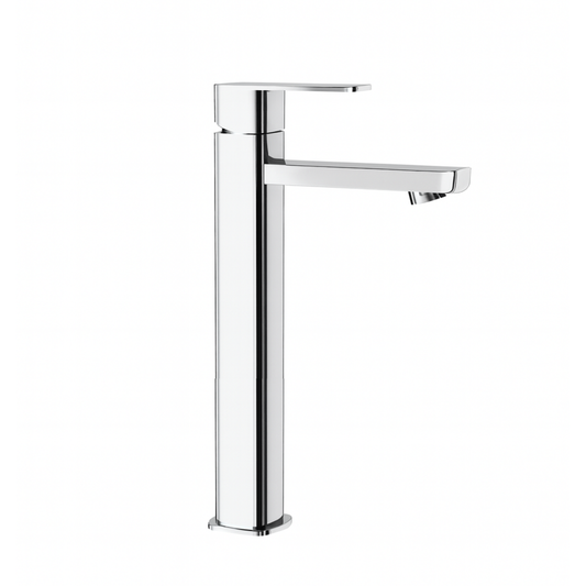 ENICET Brass Single Lever Basin Mixer, 6 Inch Long Body, Chrome Finish, Hot and Cold Water Mixer Tap, 7 Years Warranty, Bathroom Wash Basin Tap, Pillar Cock (Tycoon 6 INCH)