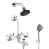 Wall Mixer with Shower - ENICET Rust-Resistant 3-in-1 Tap Set - Enicet Bathware
