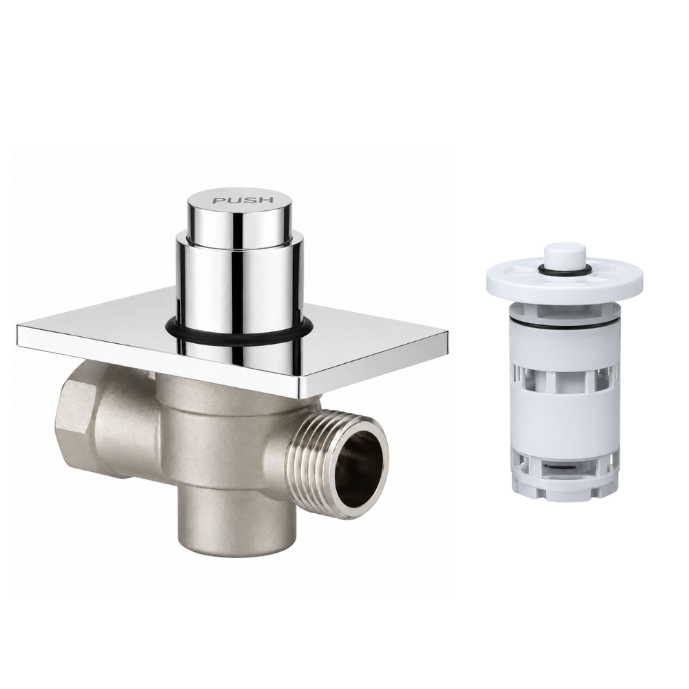 ENICET Concealed WC Flush Valve With Push Button And Cartridge