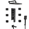 4 Outlet Body Jet Diverter Set - ENICET Matte Black Shower - Enicet Bathware