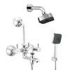 Wall Mixer with Overhead Shower - ENICET Premium Brass Set - Enicet Bathware