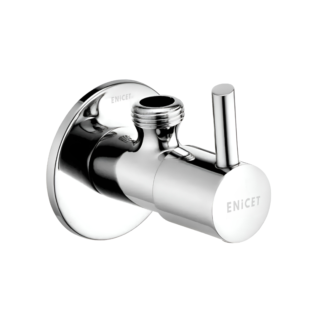 ENICET rust-resistant Angle Valve With Wall Flange, Angle Wall for Bathroom and wash Basin, Wall Angle for Washroom, Angle Cocke for Kitchen