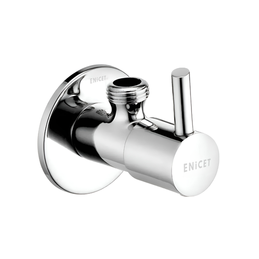 ENICET rust-resistant Angle Valve With Wall Flange, Angle Wall for Bathroom and wash Basin, Wall Angle for Washroom, Angle Cocke for Kitchen
