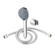 Enicet 5 Function Hand Shower With 1.5 Meter Tube SS-304, Chrome Finish, Handheld Shower With Hose, Bathroom Shower Set (