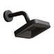 ABS OVERHEAD SHOWER SQURE SAFARI -6X6 SET MATTE BLACK