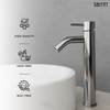 ENICET rust-resistant Single Lever Basin Mixer, 12 Inch Long Body, Chrome Finish, Hot and Cold Water Mixer Tap, 7 Years Warranty, Bathroom Wash Basin Tap - Enicet Bathware