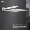 8 Inch Rainfall Shower Head - ENICET Slim SS304 Square Shower - Enicet Bathware