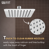 Ultra Slim Rain Shower - ENICET 6x6 Stainless Steel Shower Head - Enicet Bathware