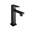 Matte Black Basin Tap - ENICET 6 Inch High Neck Pillar Cock - Enicet Bathware