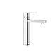 ENICET Brass Single Lever Basin Mixer, 6 Inch Long Body, Chrome Finish, Hot and Cold Water Mixer Tap, 7 Years Warranty, Bathroom Wash Basin Tap, Pillar Cock (Tycoon 6 INCH)