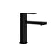 Black Basin Mixer Tap 6 Inch - Single Lever Brass Pillar Cock | Hot Cold Water Mixer