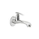 ENICET Brass Tap for Bathroom, With Wall Flange, Long Body Bib Cock, Chrome Finish, 7 Years Warranty, Foam Flow, Bathroom Taps for Home, Water Tap Wall Mounted (SGA10201)