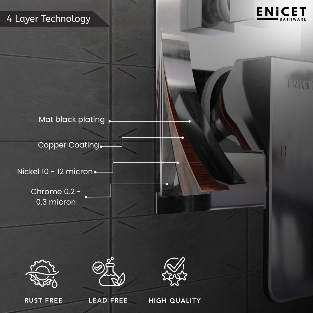 4 Outlet Body Jet Diverter Set - ENICET Brass Shower System - Enicet Bathware