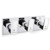 Concealed Wall Mixer High Flow With Exposed Parts & Body – 3-Way Brass Shower Valve | Enicet Bathware