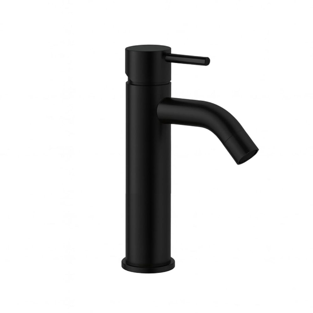 Brass Single Lever Basin Mixer - ENICET 6 Inch Black Basin Tap - Enicet Bathware