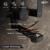 Enicet Wall Mixer with Diverter & - Matte Black - Enicet Bathware