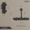 Matte Black Piano Shower Mixer - ENICET 2-Way Brass Valve - Enicet Bathware