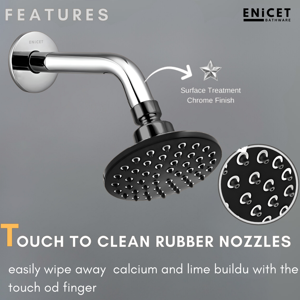 Wall Mixer with Shower - ENICET Rust-Resistant 3-in-1 Tap Set - Enicet Bathware