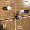 Brass High Flow Shower Diverter - ENICET 12 Inch Matte Black Set - Enicet Bathware