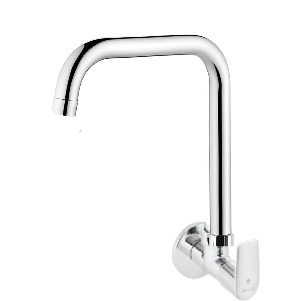 Brass Sink tap Extended Spout With Wall Flange – Premium Brass Kitchen Tap | Enicet Bathware - Enicet Bathware