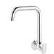 Brass Sink tap Extended Spout With Wall Flange – Premium Brass Kitchen Tap | Enicet Bathware