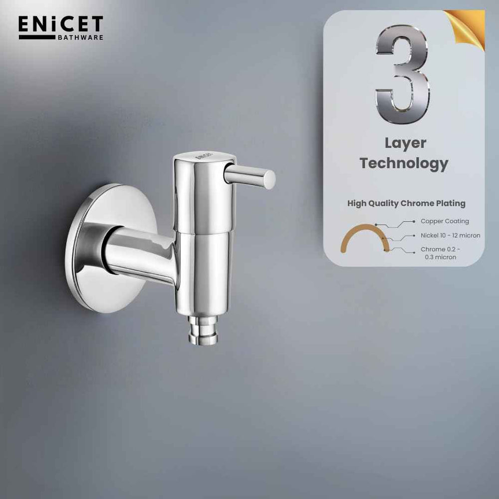 Washing Machine Tap for Bathroom - ENICET Brass Bib Cock