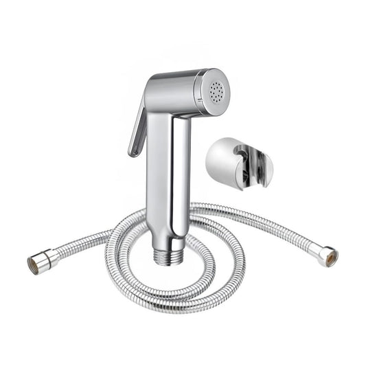 ENICET Health Faucet Gun, ABS, Chrome Finish, Jet Spray Gun, Bidet Spray for Toilet, Toilet Accessories, Hand Bidet, Flush Gun, Faucet for Toilet