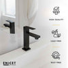Matte Black Basin Tap - ENICET 6 Inch High Neck Pillar Cock