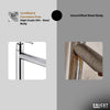 Enicet 12 Inch High Neck Pillar Tap, SS 304, Chrome Finish, 7 Years Warranty, Bathroom Table Top Wash Basin Tap for Home, 12 Inch Tall Extended Body Pillar Cock, Smooth Foam Flow (Brim Silver 02)