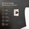 ENICET Concealed WC Flush Valve With Push Button And Cartridge