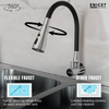 Enicet Flexible Neck Sink Tap for Kitchen, Wall Mount, Chrome Finish, 3 Flow Function, 360 Swinging Swivel Spout, Brass Build, Kitchen Sink Tap - Enicet Bathware