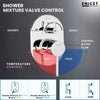 High Flow Diverter Set - ENICET Brass Chrome Bathroom Shower System