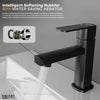 Black Basin Mixer Tap 6 Inch - Single Lever Brass Pillar Cock | Hot Cold Water Mixer
