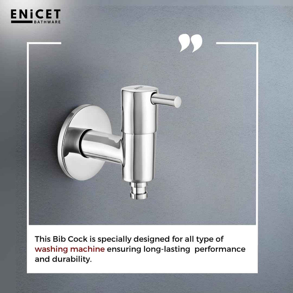 Washing Machine Tap for Bathroom - ENICET Brass Bib Cock
