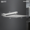 8 Inch Rainfall Shower Head - ENICET Slim SS304 Square Shower - Enicet Bathware