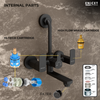 Enicet Wall Mixer with Diverter & - Matte Black - Enicet Bathware