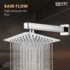 Ultra Slim Rain Shower - ENICET 6x6 Stainless Steel Shower Head - Enicet Bathware