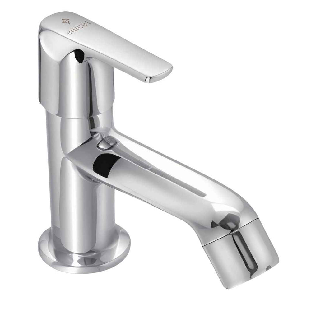 Pillar Cock – Premium Brass Basin Tap with Chrome Finish | Enicet Bathware