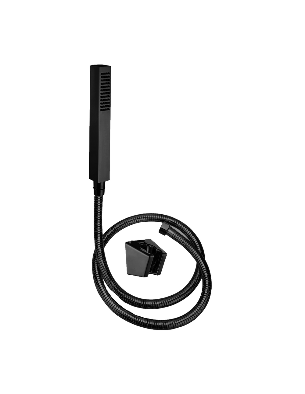 ABS Hand Shower Set Black - ENICET Square Handheld Shower