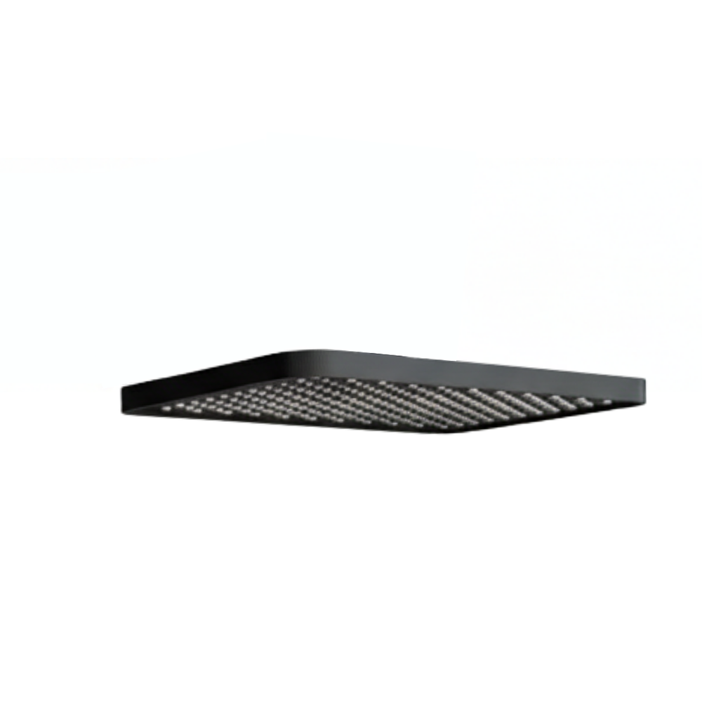 ABS OVERHEAD SHOWER SQURE GALLANT -8X11 HEAD MATTE BLACK - Enicet Bathware