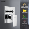 Enicet High Flow Single Lever Diverter, rust-resistant, With Upper Parts Set, Chrome Finish, Leak Proof, Bathroom Shower System, Concealed Body And Exposed Parts, Bathroom Mixer Tap - Enicet Bathware