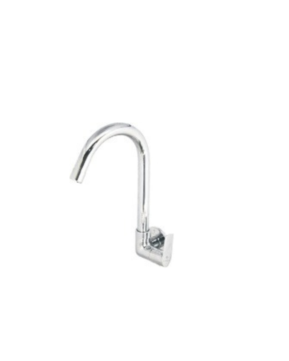 Side Sink tap Extended Spout With Wall Flange | Chrome Finish | Enicet - Enicet Bathware