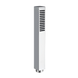ENICET ABS Hand Shower For Bathroom, Chrome Finish, Silver, Handheld Shower Head Only, Square Shower Head