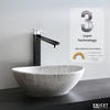 ENICET BLACK High Neck Pillar Cock, Matte Black and silver Body, 12 inch Tall Extended Body, Foam Flow, Wash Basin Pillar Tap, Sink Tap for Kitchen and Bathroom - Enicet Bathware