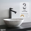 ENICET Black High Neck Pillar Cock, Matte Black Finish, 12 Inch Tall Extended Body, Foam Flow Tap for Kitchen and Bathroom - Enicet Bathware