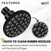 Overhead Round Shower Head - ENICET 5 Inch Chrome Rain Shower