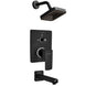 Showe Diverter Exposed Parts Kit - ENICET 6x6 inch matte black Showe & Diverter Exposed Parts Kit